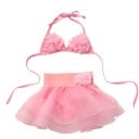 Flickors kjolbikini Rosa 1