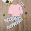Suéter y leggings para niñas L1455 4