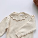 Mädchenpullover mit Kragen L601 5
