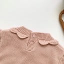 Mädchenpullover mit Kragen L601 7