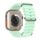 46 mm Silicone Strap for Apple Watch S10 Waterproof Strap with Titanium Buckle Adjustable Loop and Multi-Position Fastening 13