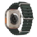 46 mm Silicone Strap for Apple Watch S10 Waterproof Strap with Titanium Buckle Adjustable Loop and Multi-Position Fastening 32