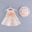 Vestido de niña con sombrero 8