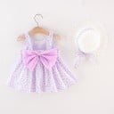 Vestido de niña con sombrero 11