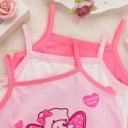 Camisetas sin mangas para niñas 3 piezas B1517 3