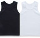 Camiseta sin mangas para niñas 2 piezas 1