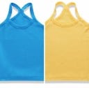 Camiseta sin mangas para niñas 2 piezas 6