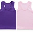Camiseta sin mangas para niñas 2 piezas 7