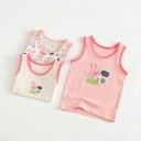 Camiseta sin mangas para niñas 3 piezas 1