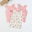Camiseta sin mangas para niñas 3 piezas 6
