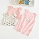 Camiseta sin mangas para niñas 3 piezas 12