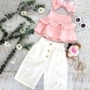 Camiseta y pantalón de niña L1156 2