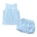 Camiseta de tirantes y pantalones cortos para niñas L1242 5