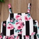 Camiseta de tirantes y pantalones cortos para niñas L1316 4