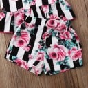 Camiseta de tirantes y pantalones cortos para niñas L1316 5