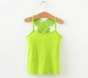 Camiseta de tirantes para niña con mariposa 6