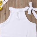Camiseta y pantalón corto niña L1198 4