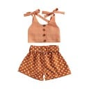 Camiseta y pantalón corto niña L1237 2