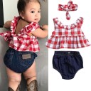Camiseta y pantalón corto niña L1252 2