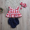 Camiseta y pantalón corto niña L1252 3