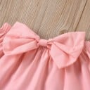 Camiseta y pantalón corto niña L1508 4