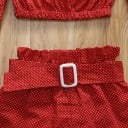 Camiseta y pantalón corto niña L1548 5