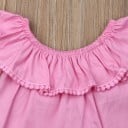 Camiseta y pantalón corto niña L1559 4