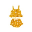 Top y short niña con flores 2