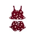 Top y short niña con flores 3