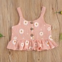 Top y short niña con flores 9
