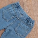 Camiseta y jeans niña L1443 7