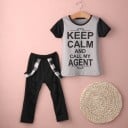 Camiseta y pantalón niña L1363 3