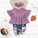 Camiseta y pantalón niña L1564 1