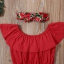 Camiseta y pantalón corto niña L1192 4