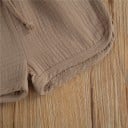 Camiseta y pantalón corto niña L1256 4
