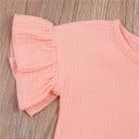 Camiseta y pantalón corto niña L1273 8