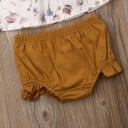 Camiseta y pantalón corto niña L1295 5