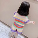 Camiseta y pantalón corto niña L1338 7
