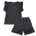 Camiseta y pantalón corto niña L1445 5