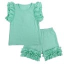 Camiseta y pantalón corto niña L1445 9