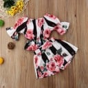 Camiseta y pantalón corto niña L1475 4