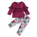 Camiseta y leggings niña L1504 1