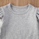 Camiseta y falda niña L1347 5