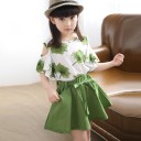 Camiseta y falda niña L1386 5