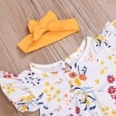 Camiseta y falda niña L1425 4