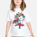 Camiseta de unicornio para niña B1499 1