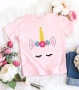 Mädchen-T-Shirt mit Einhorn B1545 1