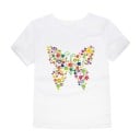 Mädchen-T-Shirt mit Schmetterling J3290 3
