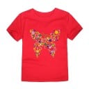 Mädchen-T-Shirt mit Schmetterling J3290 4