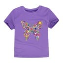 Mädchen-T-Shirt mit Schmetterling J3290 6